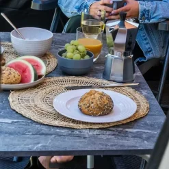 Travellife Sorrento inklapbare kampeertafel dark grey - 100x70x72,5 cm