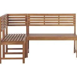 TREIA - Tuinset voor 4 - Lichte houtkleur - Acaciahout