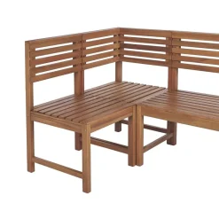 TREIA - Tuinset voor 4 - Lichte houtkleur - Acaciahout