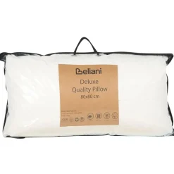 TRIGLAV - Hoofdkussen hoog - Wit - 80 x 80 cm - Polyester