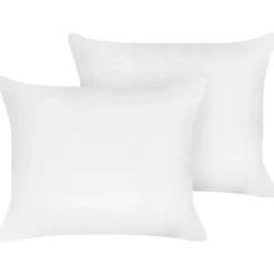 TRIGLAV - Hoofdkussen set van 2 - Wit - 50 x 60 cm - Laag - Polyester