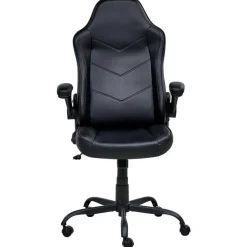 TRIUMPHER - Bureaustoel - Zwart - Kunstleer