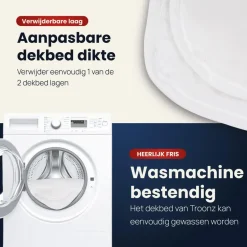 Troonz Dekbed Portofino - 4 Seizoenen - Tweepersoons Dekbed - 200x200cm