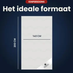 Troonz Dekbed Portofino - 4 Seizoenen - Tweepersoons Dekbed - 200x200cm