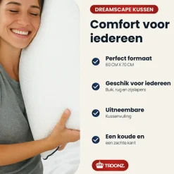 Troonz Hoofdkussen Dreamscape Plus - Ergonomisch - 60 x 70