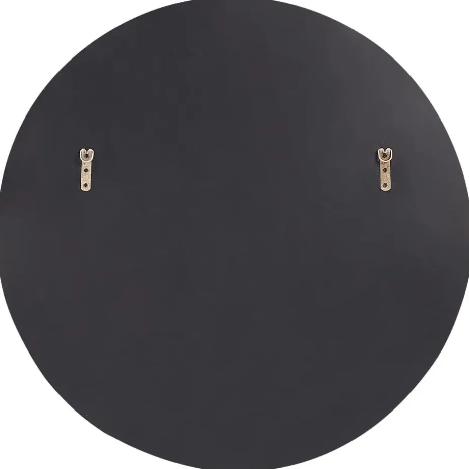 TROUVILLE - Wandspiegel - Goud/Zwart - 80 cm - Glas