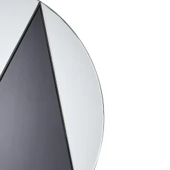 TROUVILLE - Wandspiegel - Goud/Zwart - 80 cm - Glas