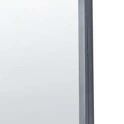 TROUY - Wandspiegel - Zwart- 32 x 102 cm - Metaal