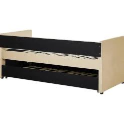 TROYES - Slaapbank - Beige - Fluweel