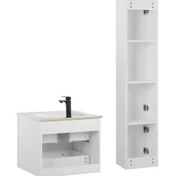 TUDELA - Badkamermeubel - Wit - MDF