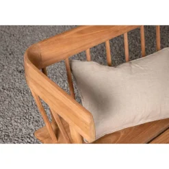 Tuinbank Naturel Teakhout - 132x132x85cm - Split