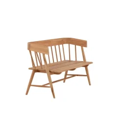 Tuinbank Naturel Teakhout - 132x132x85cm - Split