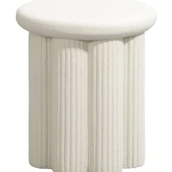 Tuinbijzettafel Parga - zand - 45xØ40 cm