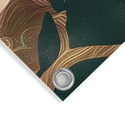 Tuinposter Birds in Style - 80 x 60cm - Blauw