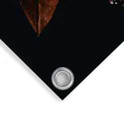 Tuinposter Bloemenrijkdom - 100 x 140cm - Bruin