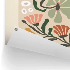 Tuinposter Flower Market - 80 x 60cm - Roze