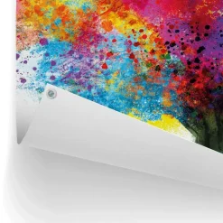 Tuinposter Kleurrijke boom - 60 x 80cm - Bont