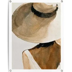 Tuinposter Summer Shades - 80 x 60cm - Beige