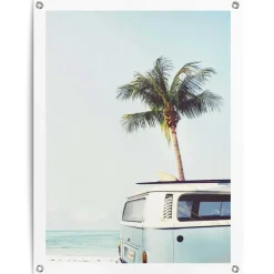 Tuinposter Summer Vibe - 80 x 60cm - Blauw