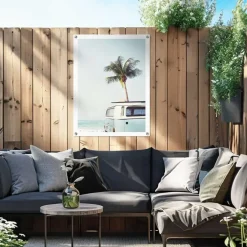 Tuinposter Summer Vibe - 80 x 60cm - Blauw
