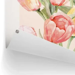 Tuinposter Tulips From Amsterdam - 80 x 60cm - Rood