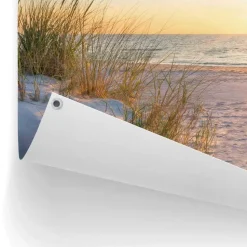 Tuinposter Zonsondergang - 60 x 80cm - Beige