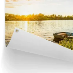 Tuinposter Zonsopgang - 60 x 80cm - Blauw