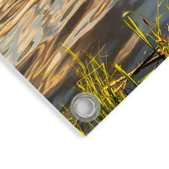 Tuinposter Zonsopgang - 60 x 80cm - Blauw