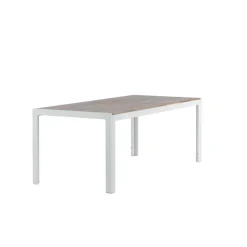 Tuintafel Acaciahout/Metaal - 200x100x76cm - Bois