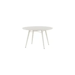 Tuintafel Beige Aluminium - 120x120x75cm - Lina