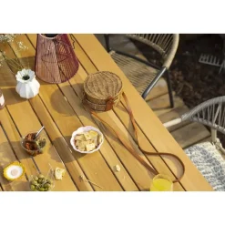 Tuintafel Perpignan - zand - 75x200x100 cm