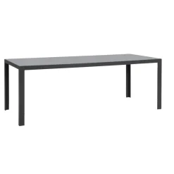 Tuintafel Savoie - aluminium/glas antraciet - 75x215x90 cm