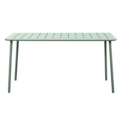 Tuintafel Vence - metaal lichtgroen - 72x150x90 cm
