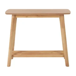 TULARE - Consoletafel - Lichte houtkleur - Rubberhout
