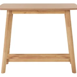 TULARE - Consoletafel - Lichte houtkleur - Rubberhout