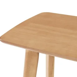 TULARE - Consoletafel - Lichte houtkleur - Rubberhout