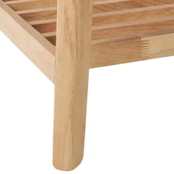 TULARE - Consoletafel - Lichte houtkleur - Rubberhout