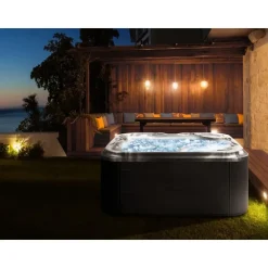 TULAROSA - Whirlpool buitenbad - Grijs - 210 x 210 cm - Acryl