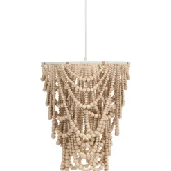 TURABO - Kroonluchter - Lichtbruin - Rubberhout