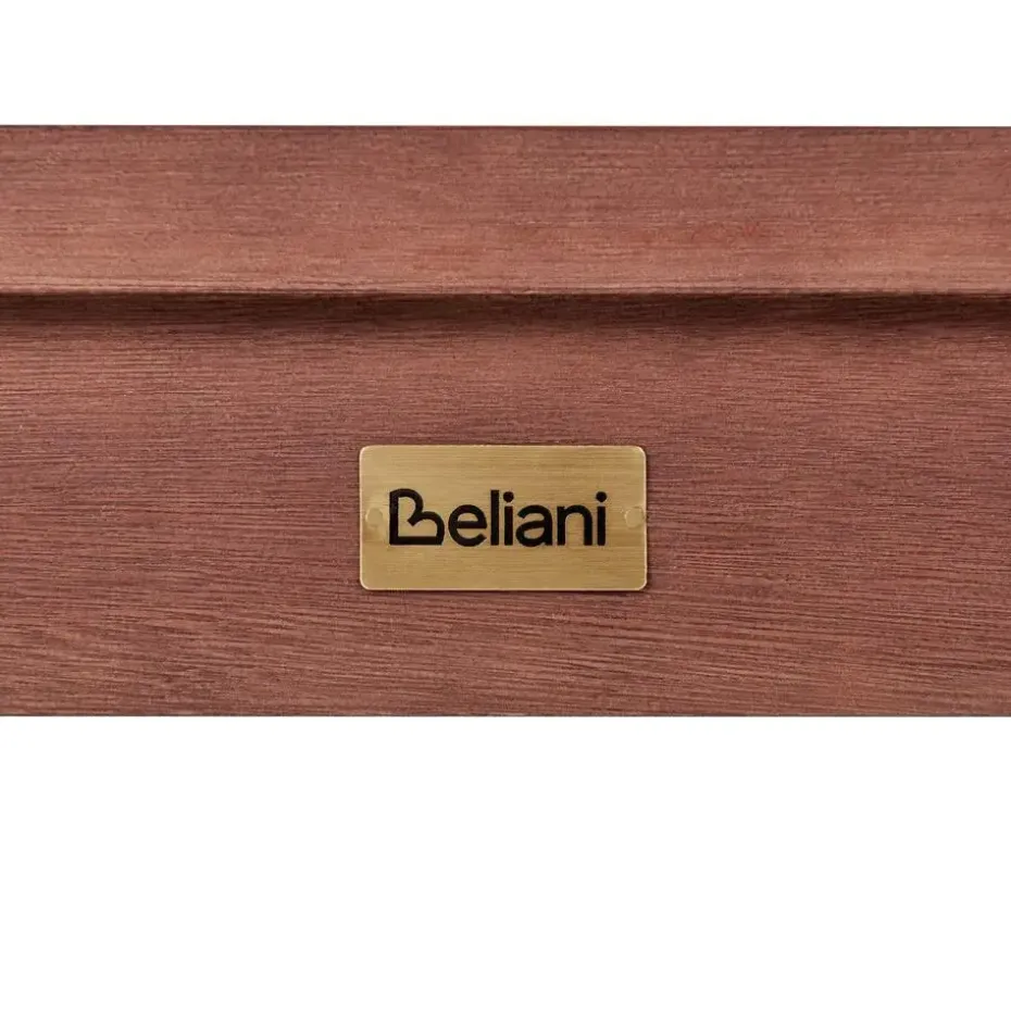 TUSCANIA - Tuintafel - Donkerhout - 100 x 180 cm - Eucalyptushout