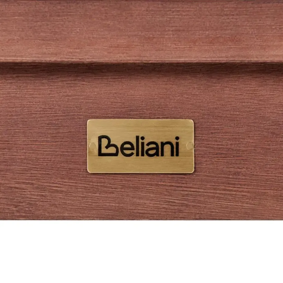 TUSCANIA - Tuintafel - Donkerhout - 100 x 180 cm - Eucalyptushout