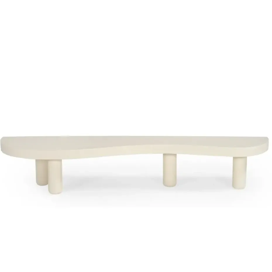 Tv-Meubel Organisch - Beton Ciré Beige - 200x45x35cm - Siva