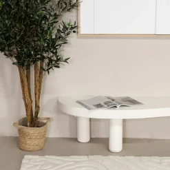 Tv-Meubel Organisch - Beton Ciré Beige - 200x45x35cm - Siva