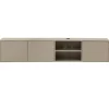 Tv-Meubel Taupe Mangohout - 3-Deurs - 200x30x40cm - Loiza