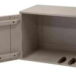 Tv-Meubel Taupe Mangohout - 3-Deurs - 200x30x40cm - Loiza