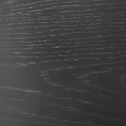 TYMIS - Eettafel - Zwart houtkleur - 110-130x110cm - MDF