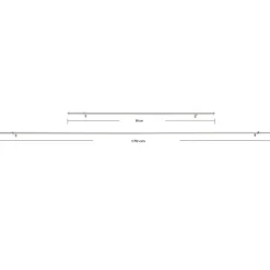 Uitschuifbare Gordijnroede - Aanpasbaar - Stang van 90-170 cm - Zilver