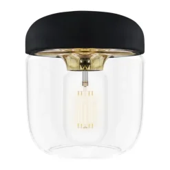 Umage Acorn lampenkap zwart met brass - Ø 14 cm