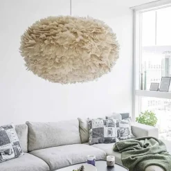 Umage Eos X-large lampenkap light brown - Ø 75 cm