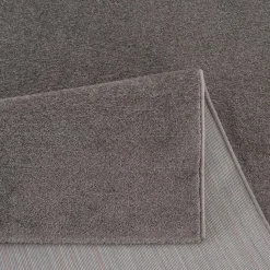 Uni Effen Laagpolig Vloerkleed Modern Grijs - 200x290 CM